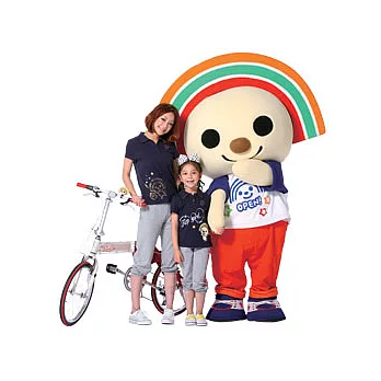 OPEN!勁速摺疊自行車-櫻桃紅