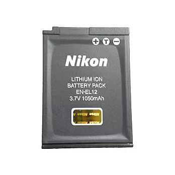 Nikon 原廠EN-EL12鋰電池(裸裝)+專用充電器