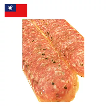 切片綠胡椒沙拉米---200g