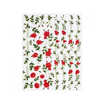 KD轉印紙.玫瑰線條