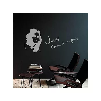 【Design W 創意壁貼】時尚家飾 PARISIENNE - E(白色款)