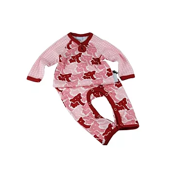 丹麥Franck & Fischer Carlo有機棉長袖居家連身衣 / 紅色 / 6~12個月