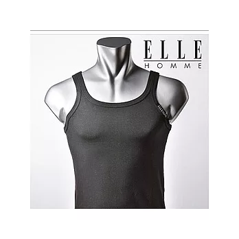 【ELLE HOMM】閒適自得的優雅男人細肩帶背心《2件組》黑色_XL