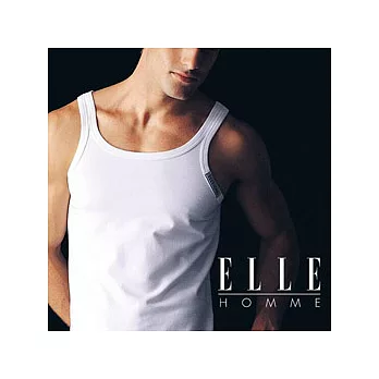 【ELLE HOMM】閒適自得的優雅男人細肩帶背心《2件組》白色_L