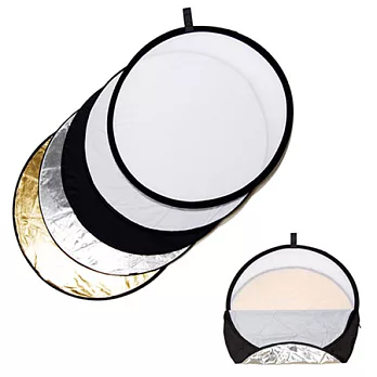 80CM圓形優質五合一反光板-贈收納袋