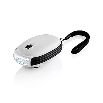 《XDDESIGN》掌心手搖發電手電筒(白)