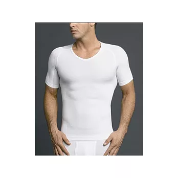 EQUMEN精緻型男塑身衣:短袖【白色】L 號