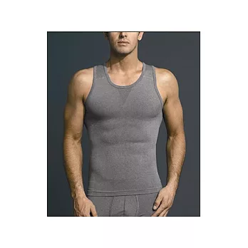 EQUMEN精緻型男塑身衣:汗衫【灰色】L 號