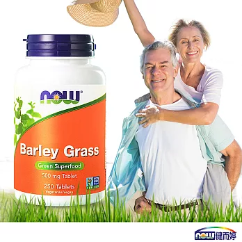 NOW健而婷-大麥苗精華(250顆/瓶)