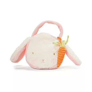 美國Bunnies By The Bay海灣兔,粉小兔手提包/安撫偶,My “Furst” Bunny Purse!