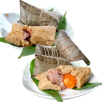 【南門市場立家】湖州粽雙喜組(湖州鮮肉粽*5+蛋黃鮮肉粽*5)
