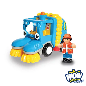【WOW Toys 驚奇玩具】清潔掃街車 史丹力