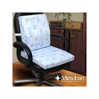 【Microban】抗菌(記憶坐墊+腰墊)超值組