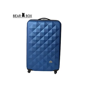 Bear Box《晶鑽系列》ABS 霧面★輕硬殼旅行箱【20吋】藍