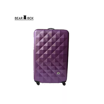 Bear Box《晶鑽系列》ABS 霧面★輕硬殼旅行箱【20吋】紫