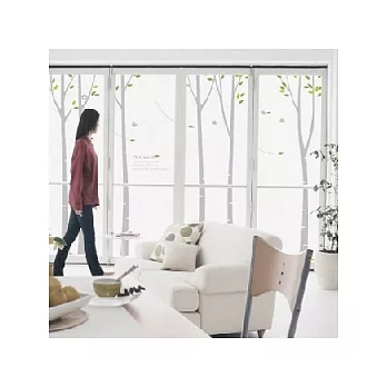 【Design W 壁貼】質優 Song for forest(灰+軍綠+粉綠)