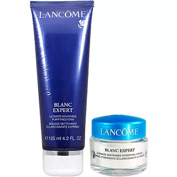 LANCOME 蘭蔻 鐳射光瞬白精華洗面霜(125ml)+鐳射光瞬白精華日間凝霜(15ml)