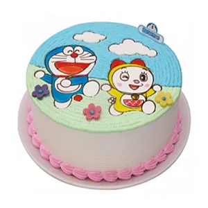 哆啦A夢哆啦咪-郊遊10吋(巧克力蛋糕-巧克力卡士達餡)