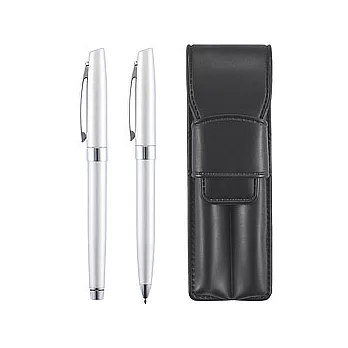 《XDDESIGN》俐落雙筆附袋組(銀)