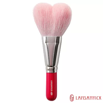 LSY林三益 心型腮紅蜜粉兩用刷/愛心屁屁刷(大桃)