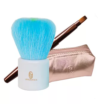 LSY林三益 愛戀琉璃苣-腮紅蜜粉刷(小花藍)_隨刷附包