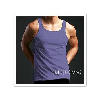 ELLE HOMME彈性伸縮細肩帶背心/男背心/男內衣《超值2件組》紫色_XL