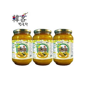 【韓客】蜂蜜柚子茶2000g∕瓶x3入
