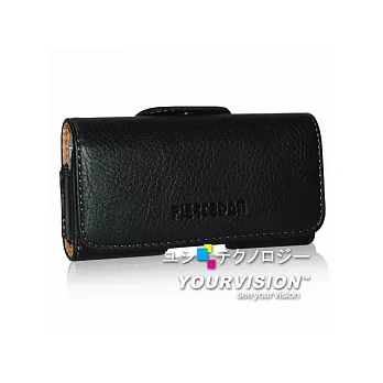 iPhone 4 / 4S 麗緻紋腰掛全包覆隱形磁扣皮套-薄款