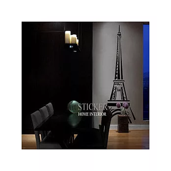 Art STICKER璧貼 。The paris (B028-黑色)