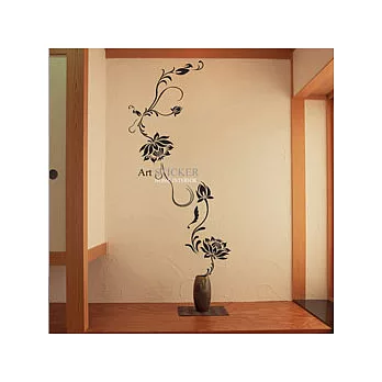 Art STICKER壁貼 。 Forget me not ! (F058-黑色)