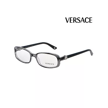 【VERSACE凡賽斯】光學眼鏡 紳士風采# 條紋黑VEXX-VE3149B-933