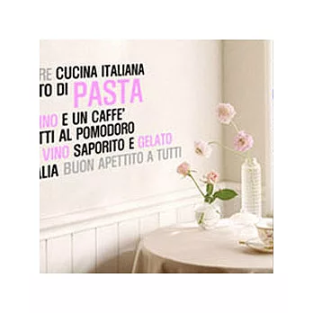 【ORIENTAL創意壁貼】質優 Lacucina (ORI0116) B款