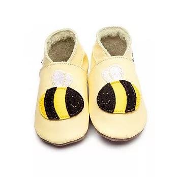 英國製Inch Blue,真皮手工學步鞋禮盒-Buzzy-Pastel Yellow(6~12M)