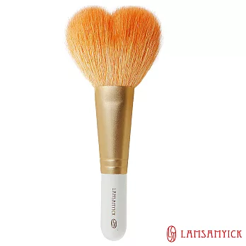 LSY林三益 心型腮紅蜜粉兩用刷/愛心屁屁刷(大橘)