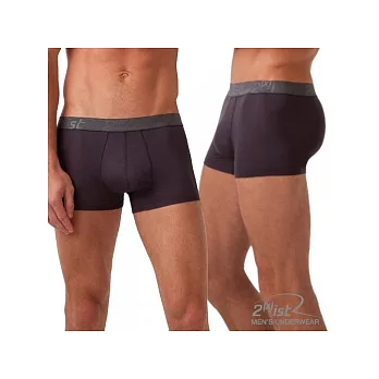 【2(x)ist】Modal雅痞風 合身四角褲(鐵灰)_S