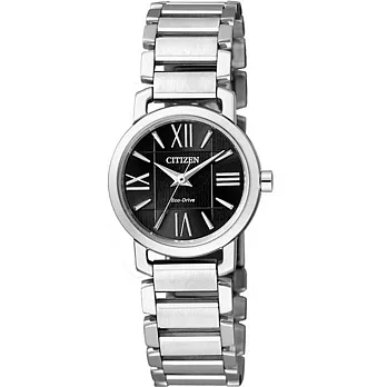 CITIZEN 愛無限光動能時尚錶(黑)