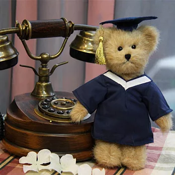 美國Boyds小學生畢業泰迪熊/典雅棕