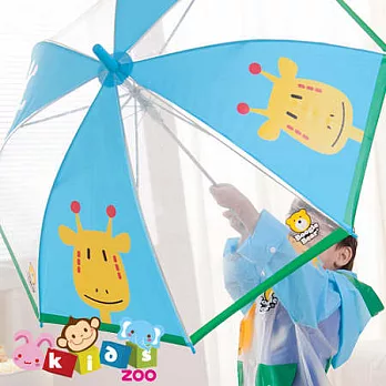 韓國品牌 【Boogie Bear 】透明自動雨傘_長頸鹿長頸鹿