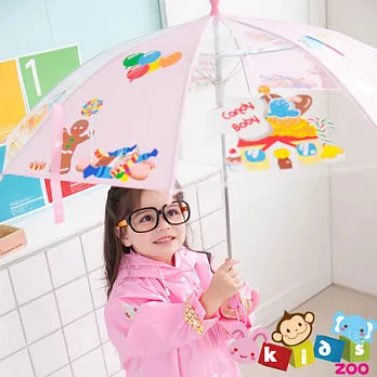 【kids zoo】童趣造型兒童雨傘_草莓蛋糕草莓蛋糕