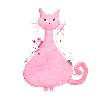 荷蘭 wallaboo Fleur 紡紗安撫玩偶(口水玩偶)(貓咪Cerise)