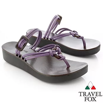 Travel Fox 1.5"皮革拖912311-19-35紫色