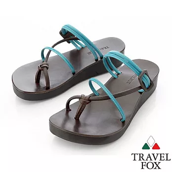 Travel Fox 1.5"皮革拖912312-05-35藍色
