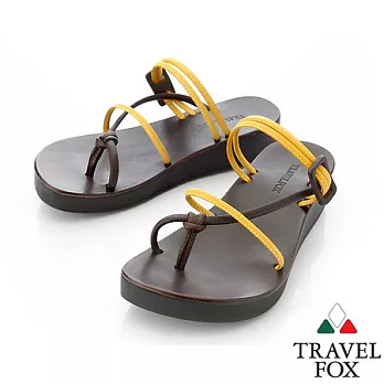 Travel Fox 1.5"皮革拖912312-11-35黃色