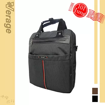英國【Verage】英倫紳士休閒斜側包(大)時尚黑