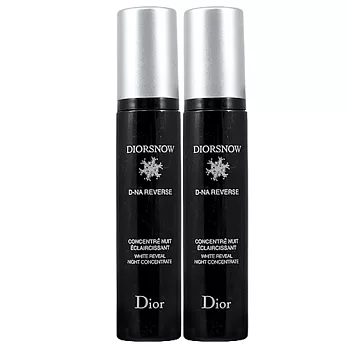 Dior 迪奧 雪晶靈冰透白DNA夜間修護精華(7ml)*2無