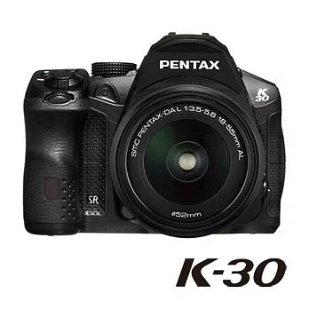 PENTAX K-30+DAL18-55 mm單鏡組(公司貨)+16G C10+單眼相機包-傳統黑