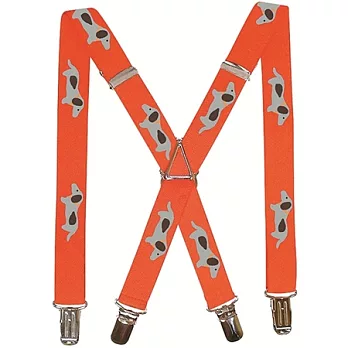 日本製Angel Dept,超可愛造型吊帶褲夾-印花小狗