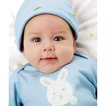 美國Bunnies By The Bay海灣兔,藍小兔新生兒衣帽組,Bunny Bundle Set-Blue!
