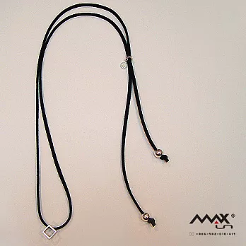 MAXin - BLOCK　積木系列項鍊（麂皮繩款）純銀