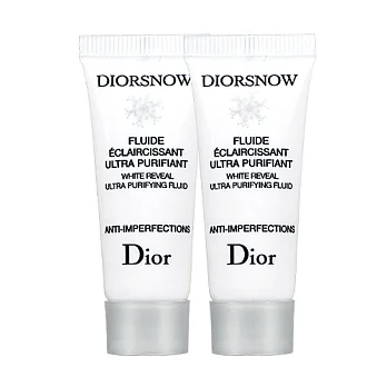 Dior 迪奧 雪晶靈冰透白毛孔細緻乳液(10ml)*2